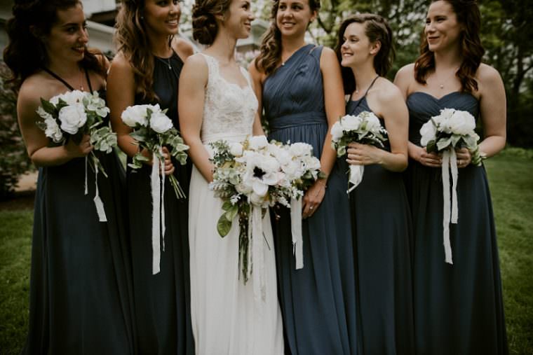 Grey Bridesmaid Dresses, DIY Wedding Photographers, Wisconsin Wedding, Summer Wedding, Madison WI Wedding Photographer