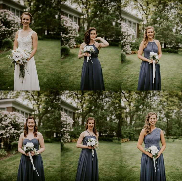 Grey Bridesmaid Dresses, DIY Wedding Photographers, Wisconsin Wedding, Summer Wedding, Madison WI Wedding Photographer
