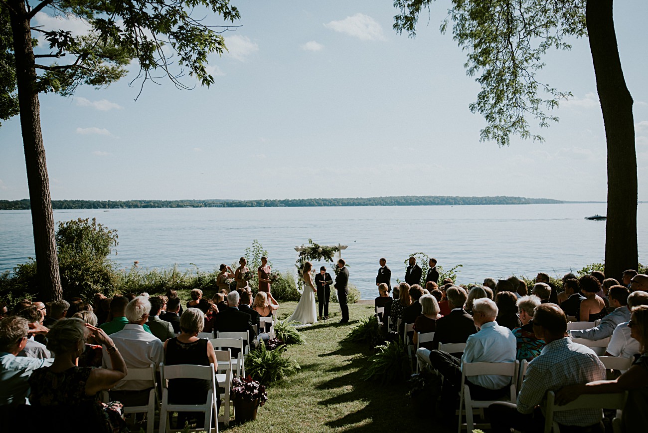 Lakeside wedding in Green Lake Wisconsin -Heidel House Wedding - Green Lake Wisconsin Wedding