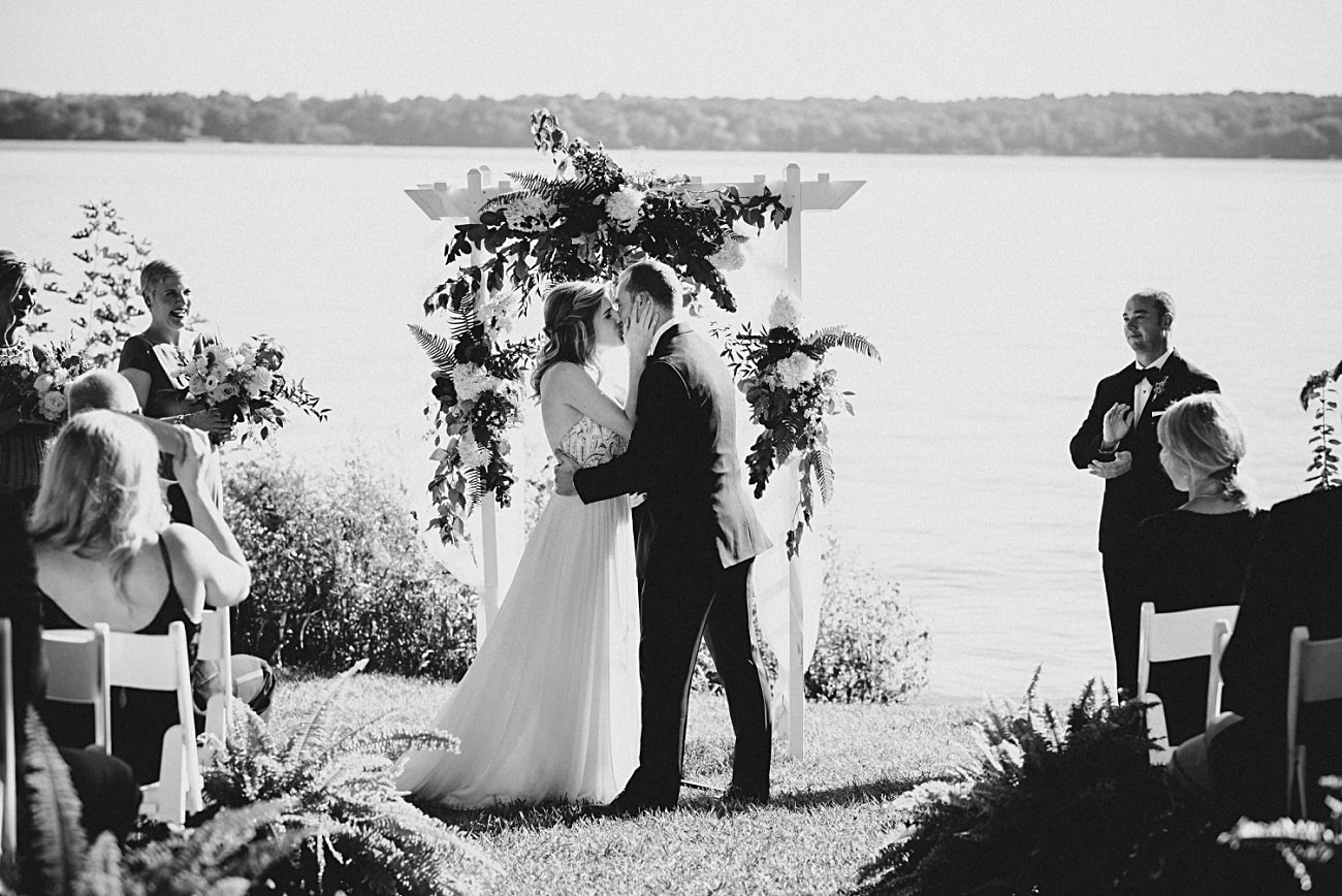 Lakeside wedding in Green Lake Wisconsin -Heidel House Wedding - Green Lake Wisconsin Wedding