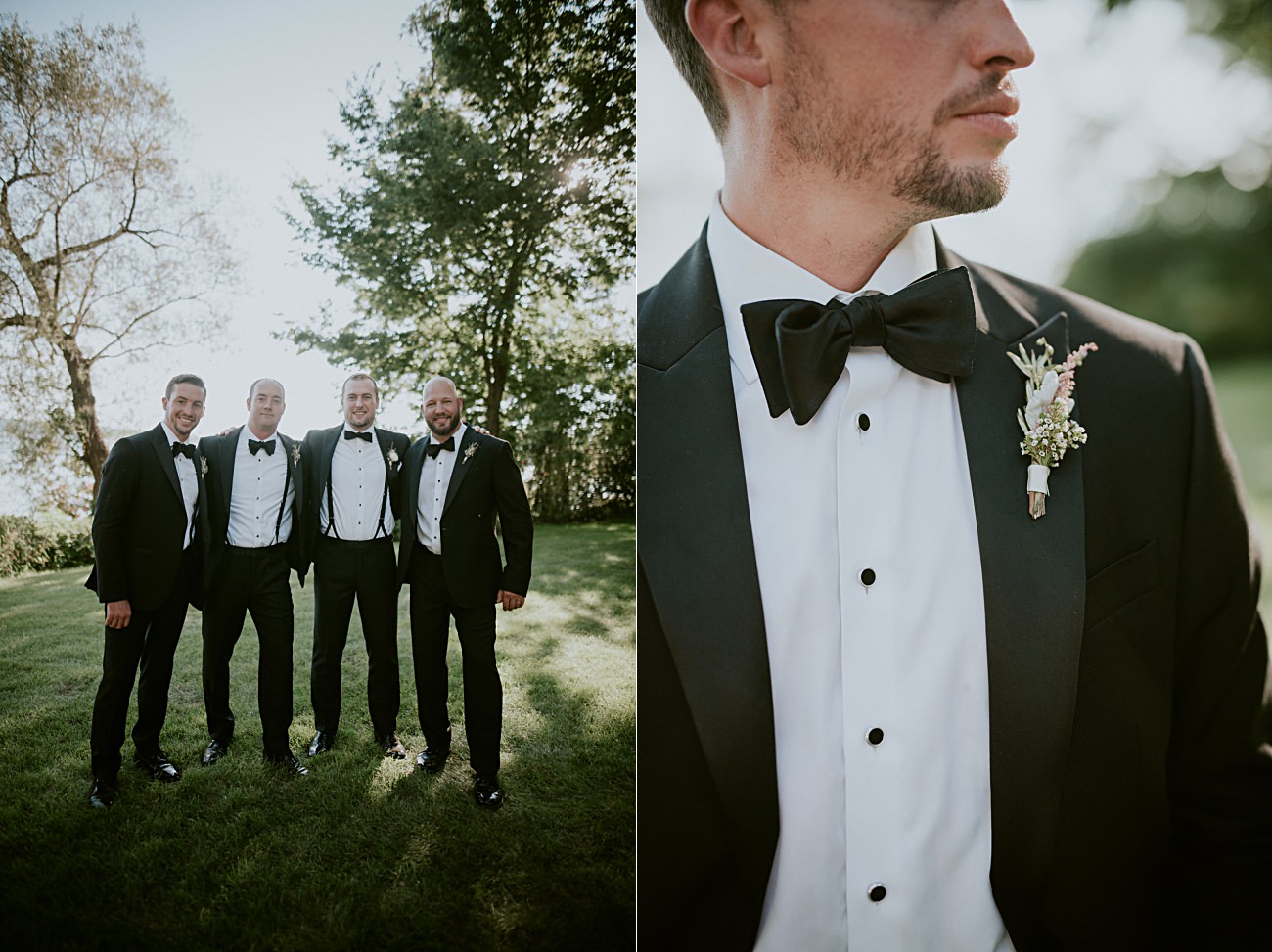 black tie wedding - Lakeside wedding in Green Lake Wisconsin -Heidel House Wedding - Green Lake Wisconsin Wedding
