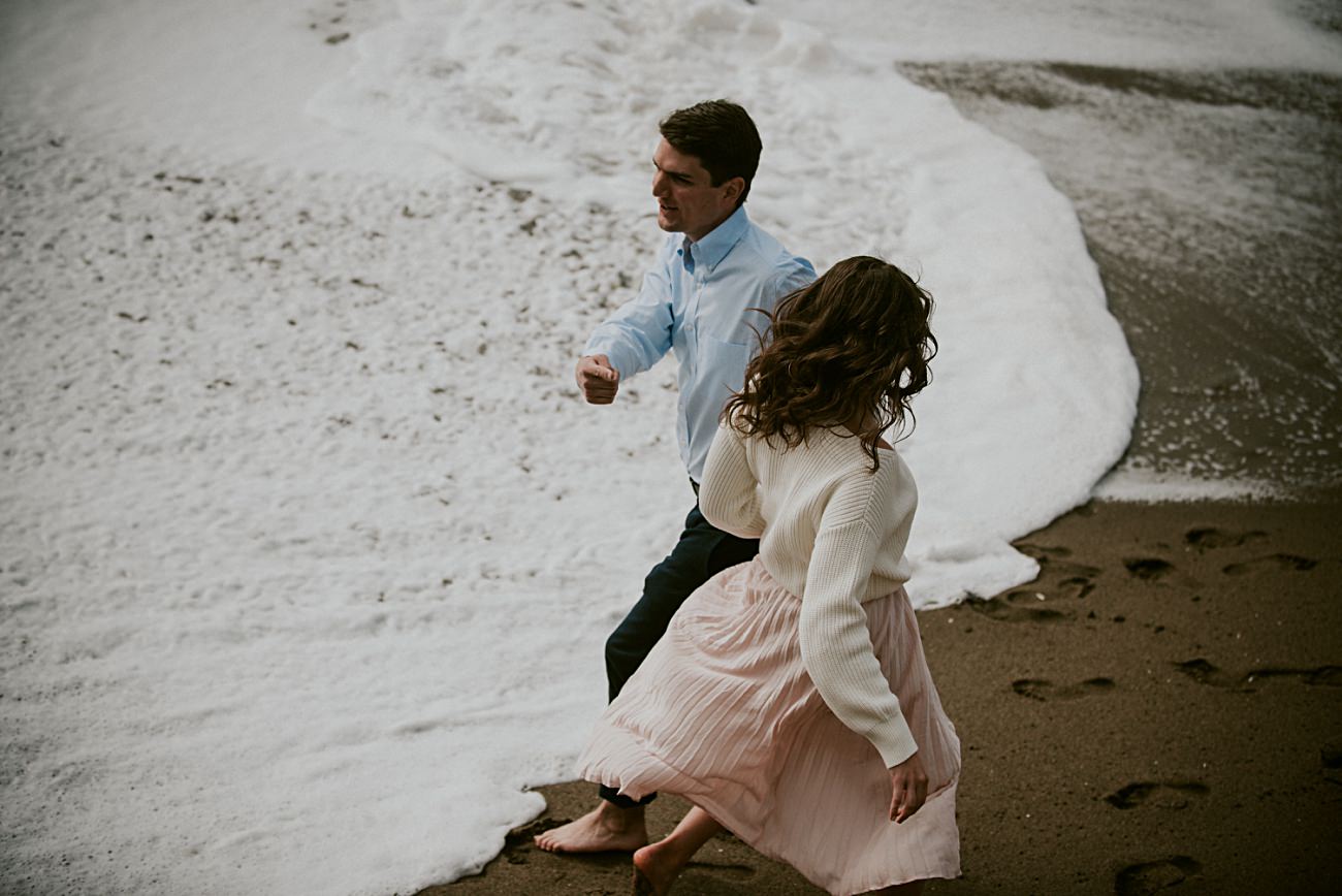 Beach Engagement, Sutro Baths Engagement Session, California Engagement Session, What to wear to engagement Session, Woodsy Engagement, California Engagement