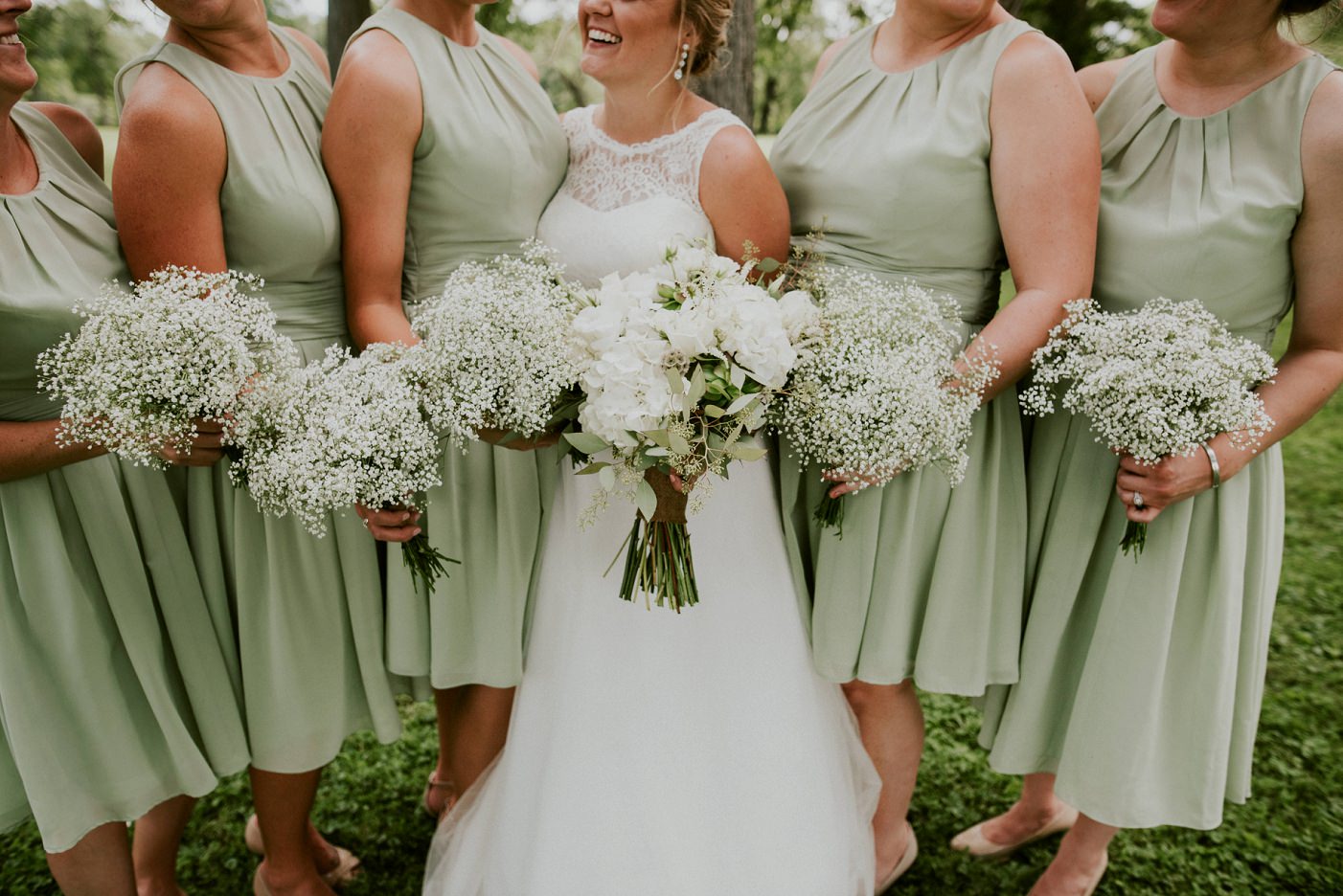 Green and Grey Wedding at Pettibone Park in La Crosse WI