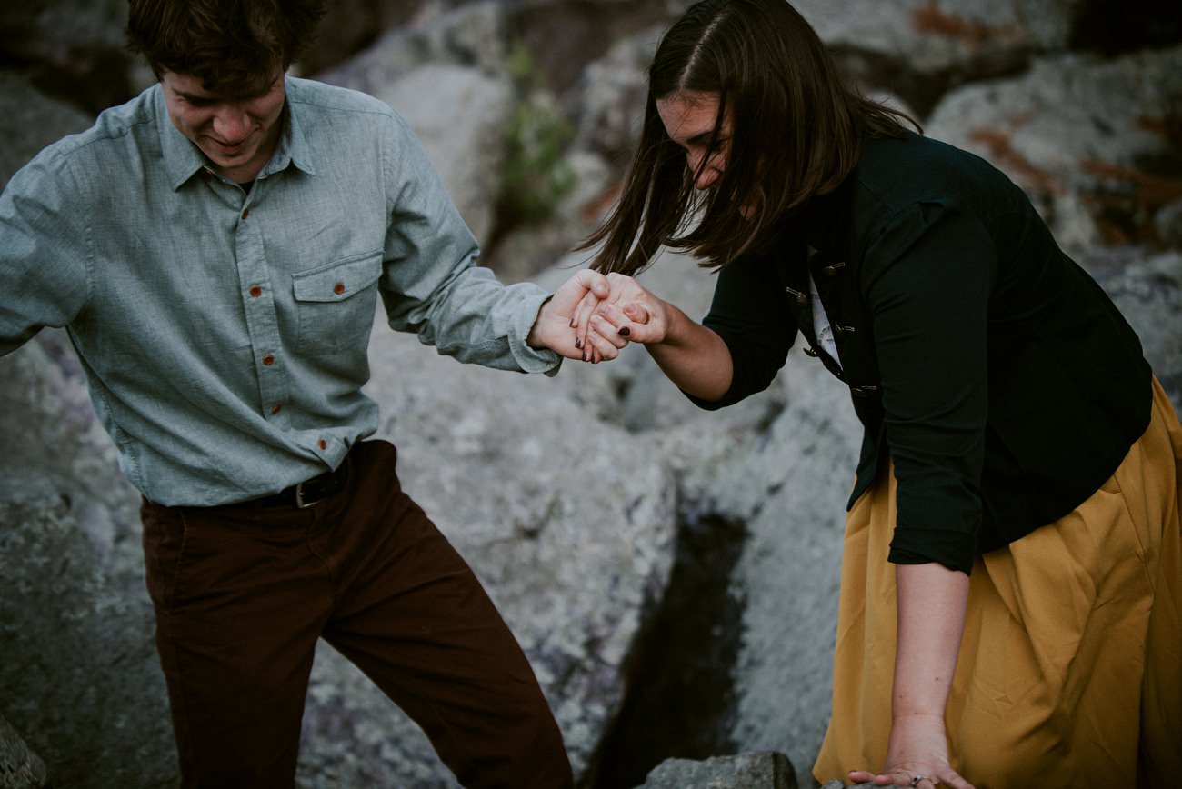 Madison Wisconsin Engagement - Devils Lake State Park