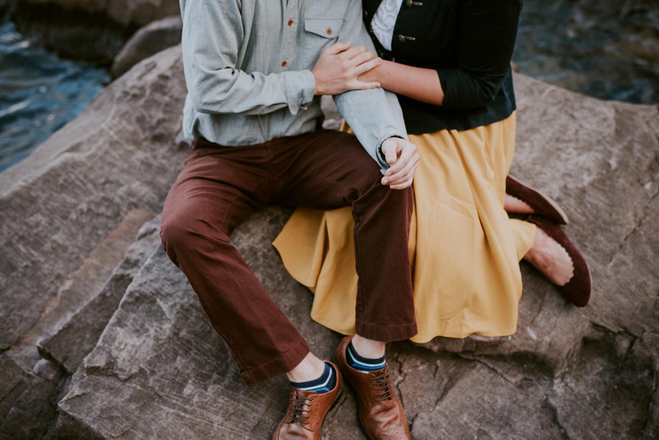 Madison Wisconsin Engagement - Devils Lake State Park