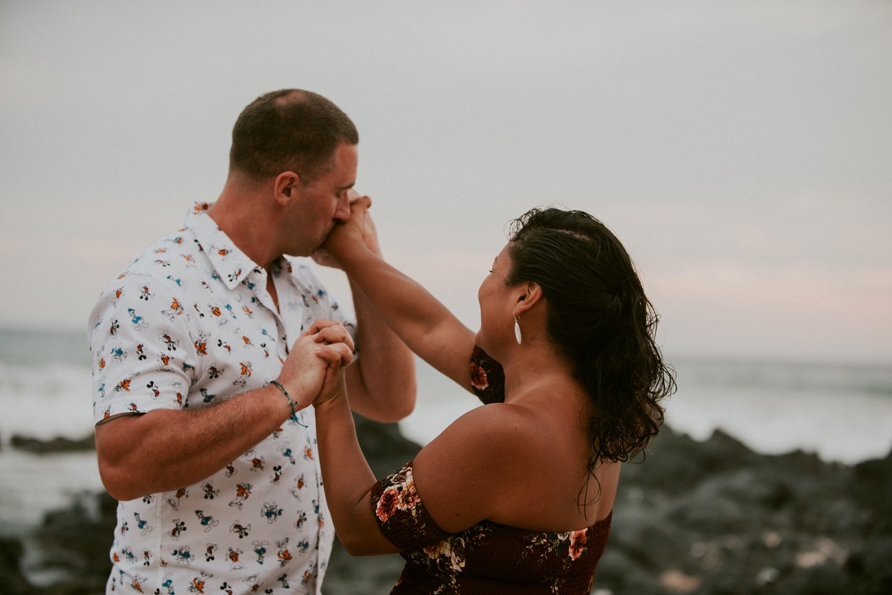 Trocones Mexico Destination engagement Photographer beach session - Natural Intuition Photography