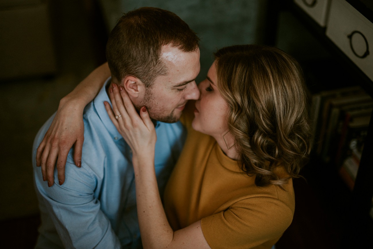 In Home Engagement Session - Chicago Engagement - Chicago Wedding Photographer