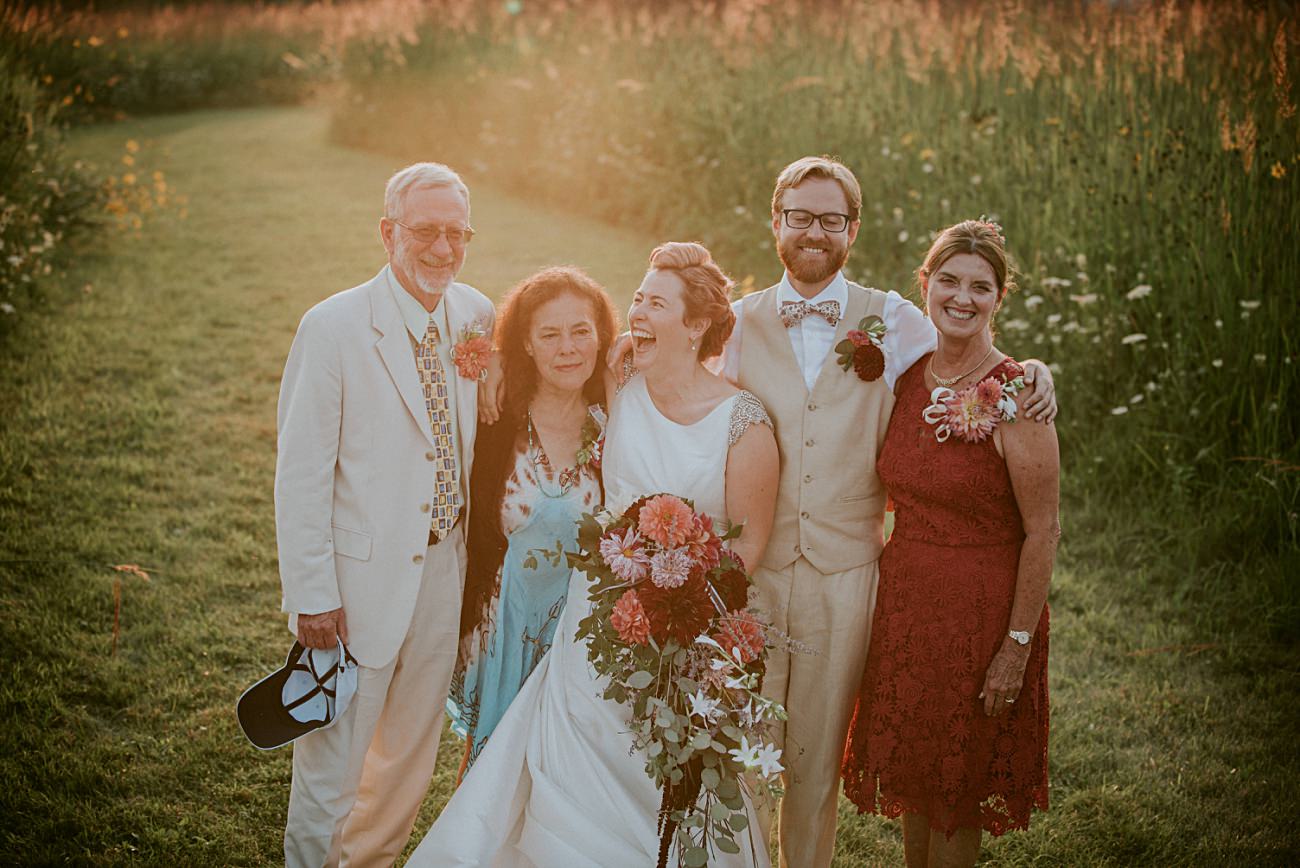 Weddings with Dogs, First Look, Mt Horeb Wisconsin Backyard Wedding - Madison Wisconsin Wedding Photographer