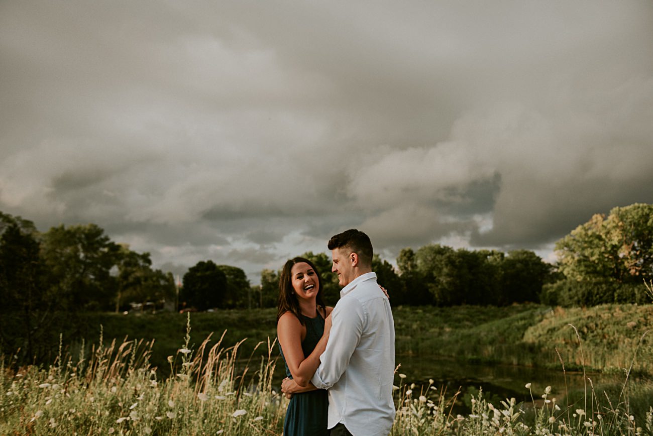 Summer milwaukee engagement session - natural intuition photography 