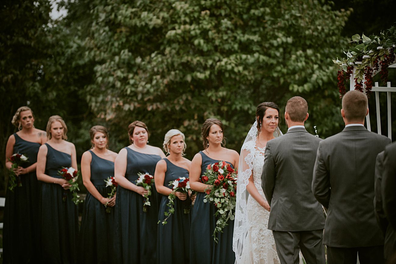 Wisconsin Dells Wedding,, Lace Wedding Dress, Madison WI Photographer, Ceremony Photos