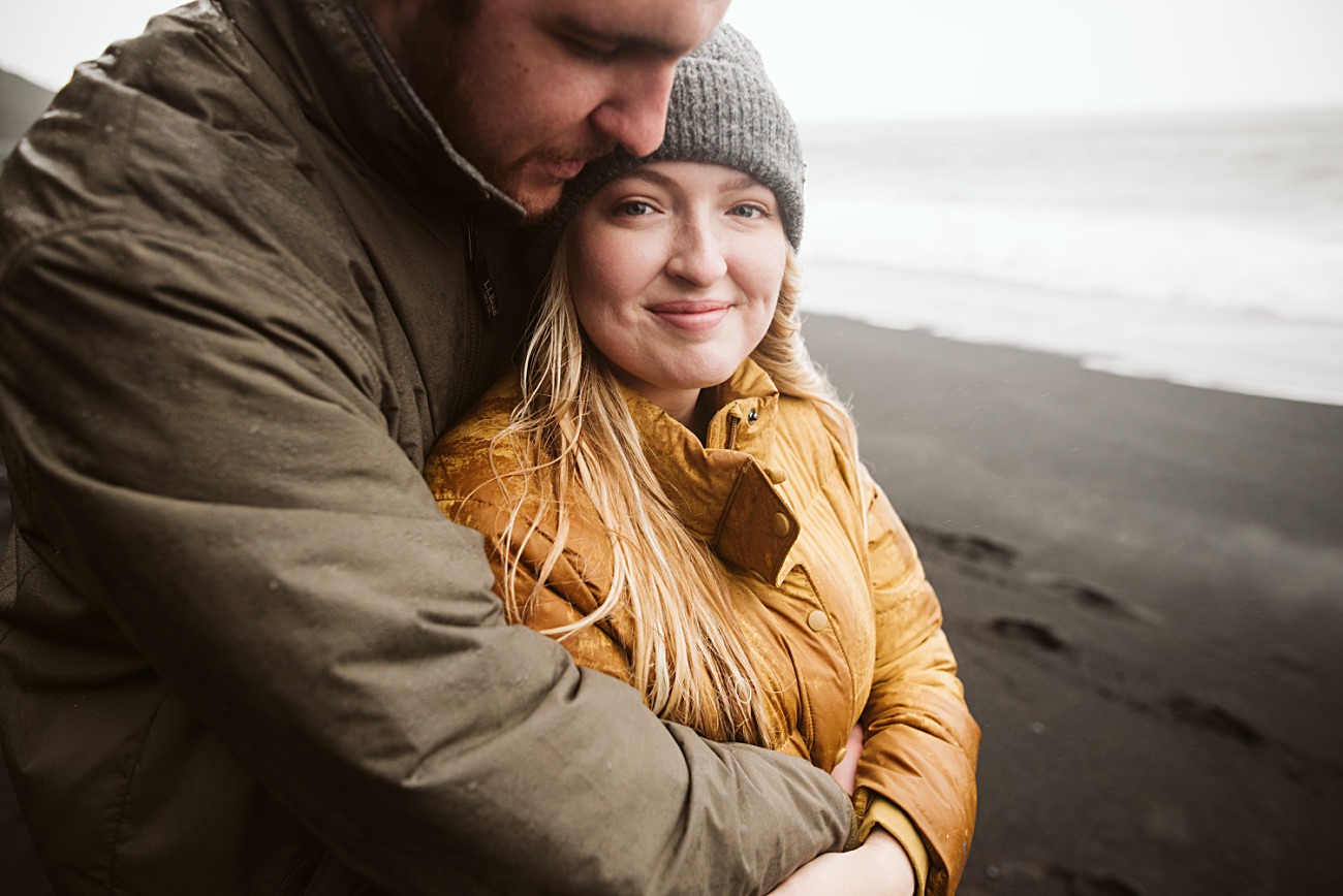 Iceland Engagement, Iceland Elopement, Black Sand Beaches, Iceland Photographer, Natural Intuition Photography