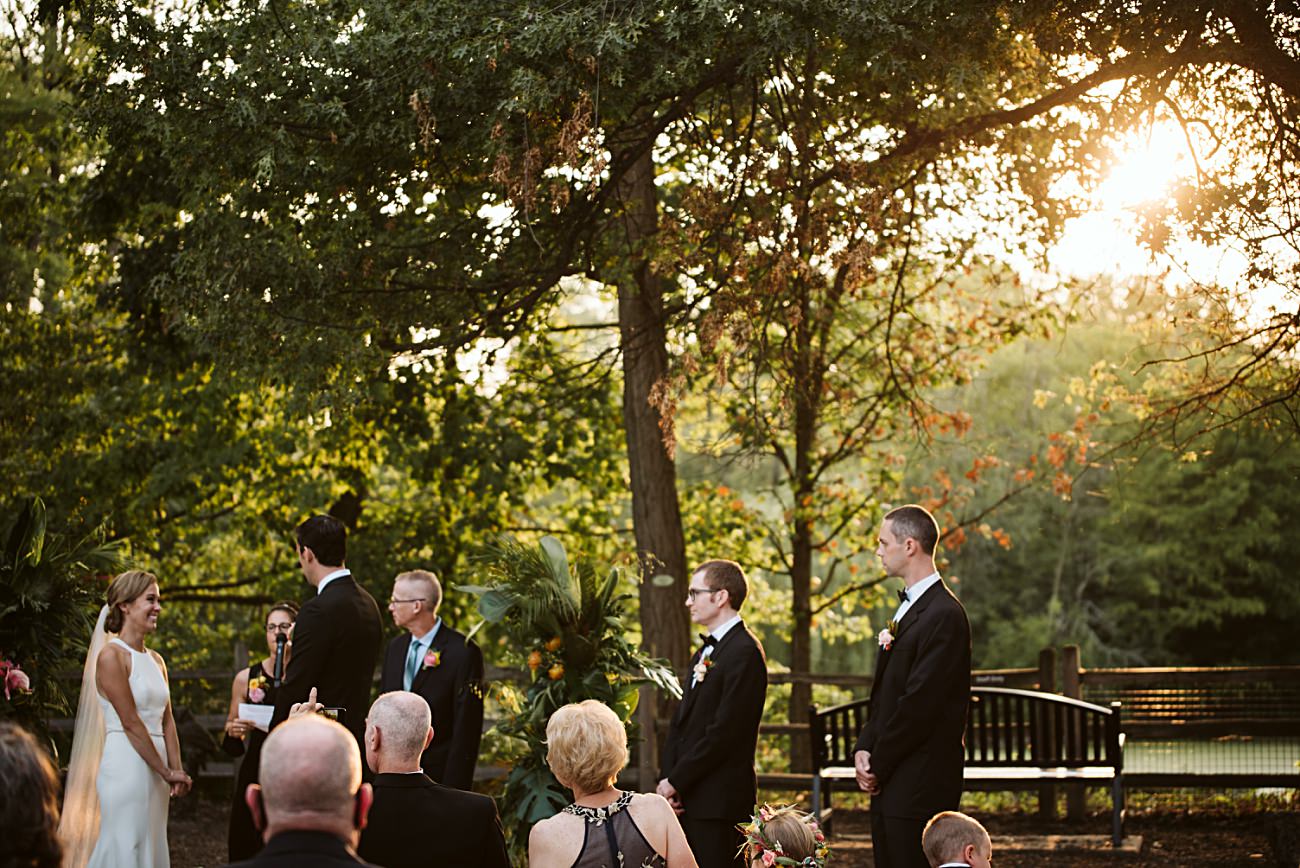 Black Tie Outdoor Fall Wedding near Chicago