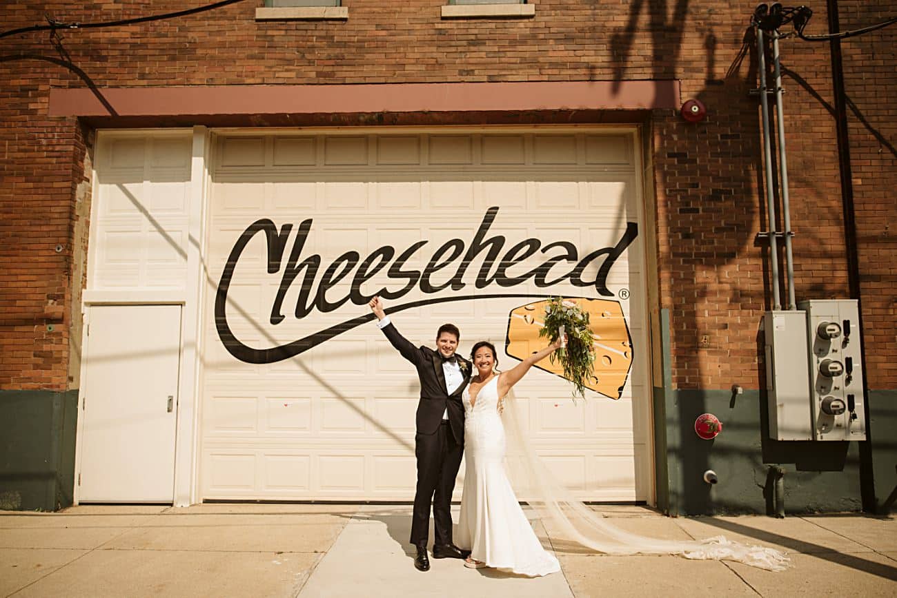 Cheesehead Wedding Photos in Wisconsin