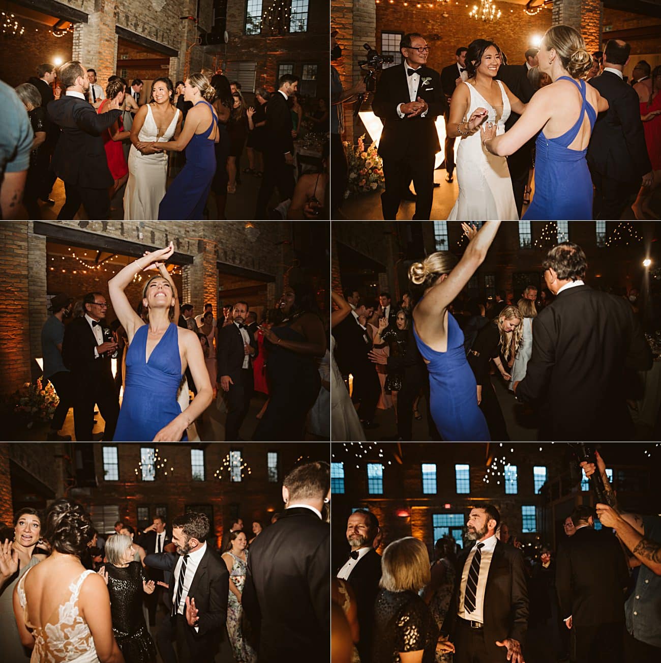 Dancing photos at wedding reception