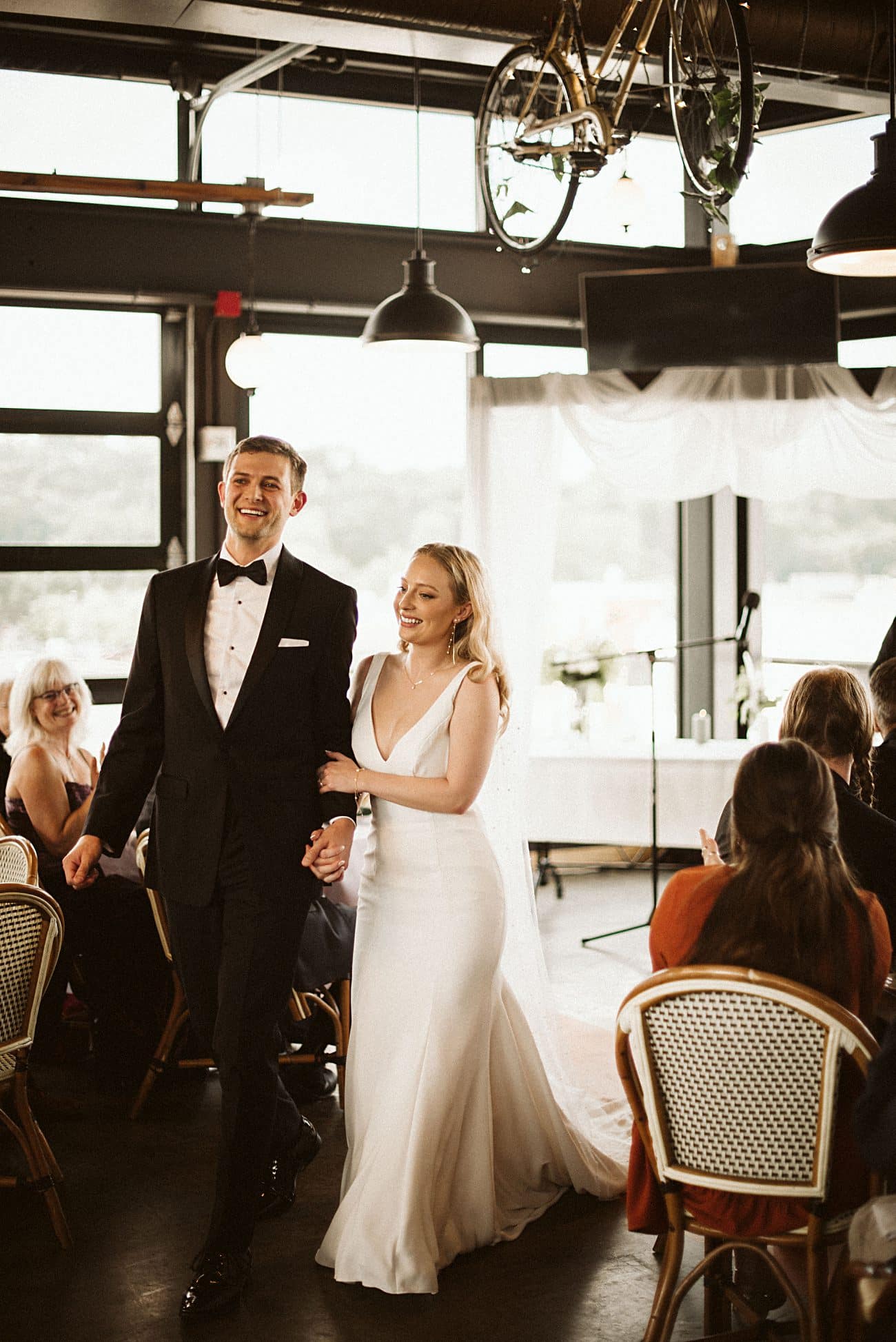 Elopement at Cafe Hollander in Madison, Wisconsin