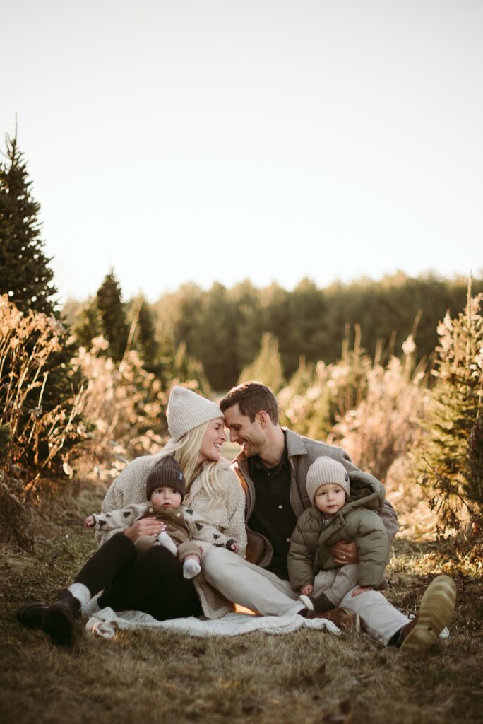 Tree Farm Family Session at Eugeters Farm Market