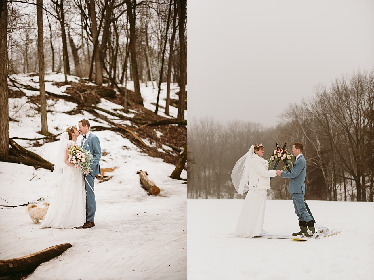 Ski Hill Wedding, Winter Wedding Ideas, Winter Elopement