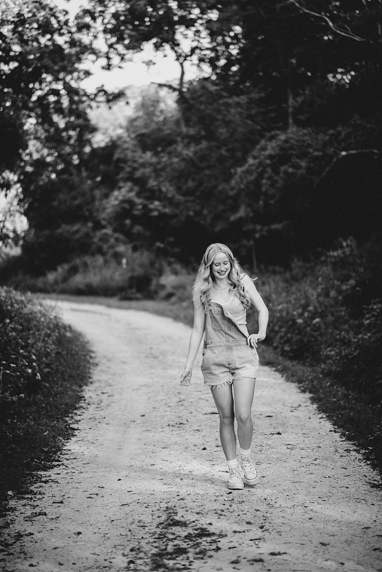 senior pictures madison wi in a Wildflower field