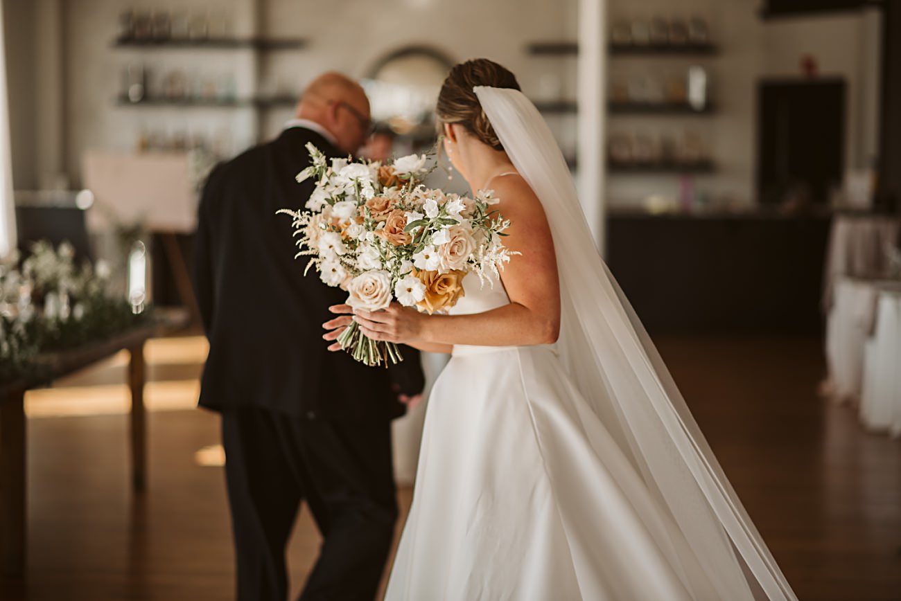 Blush wedding bouquet