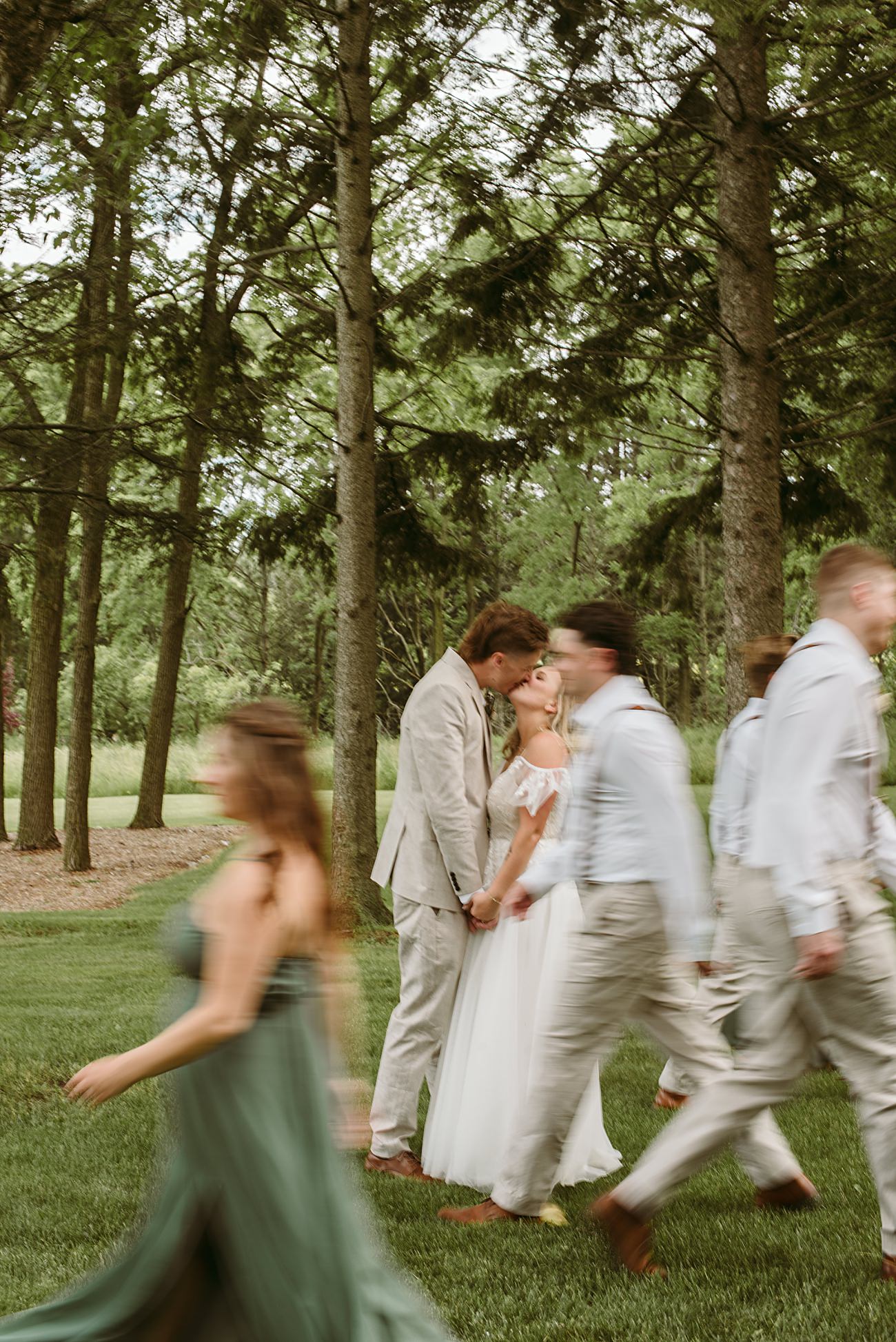 bridesmaid & groomsman photo's