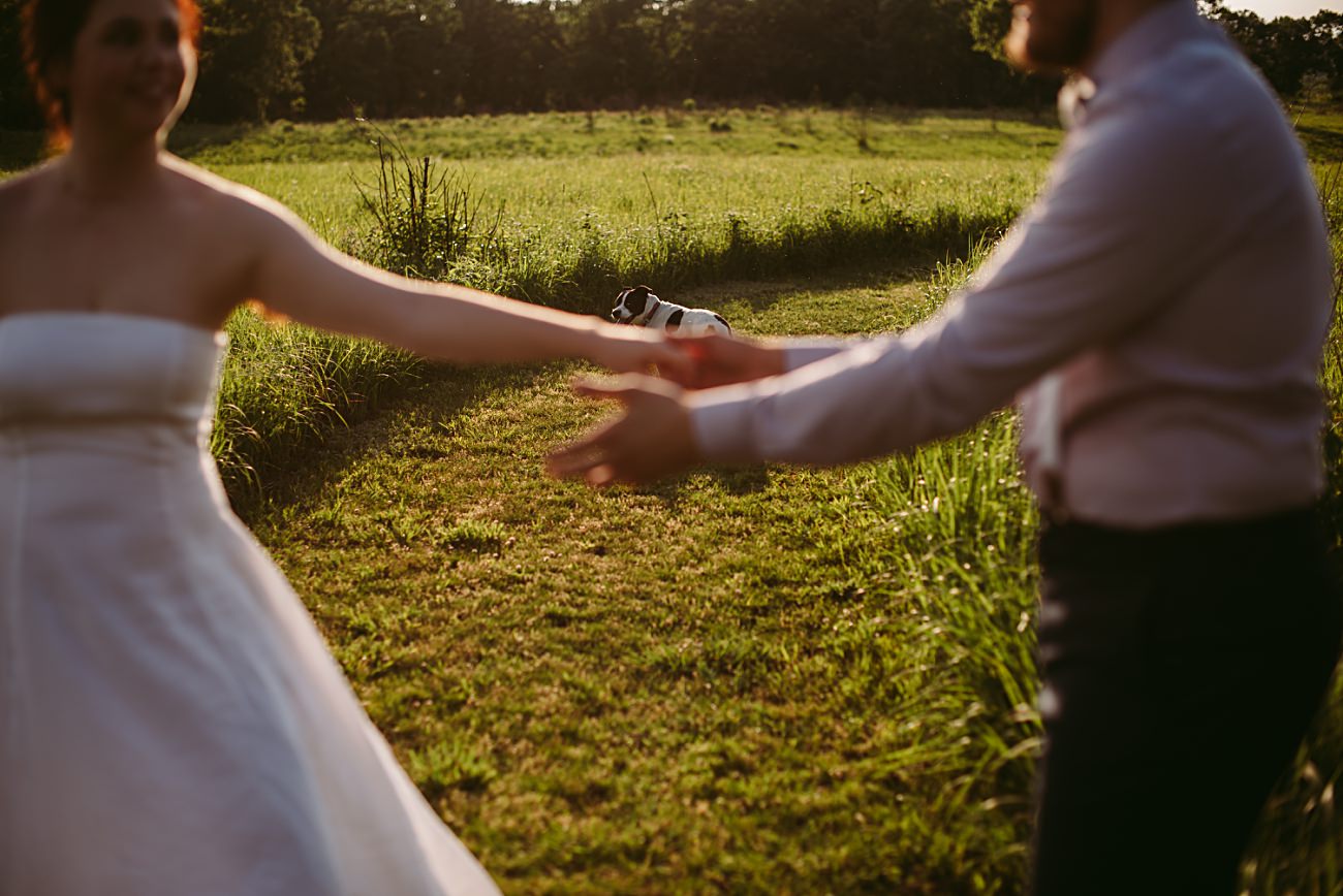 Chicago Area Engagement Session, Engagement Session with a Dog, Nature Center Engagement
