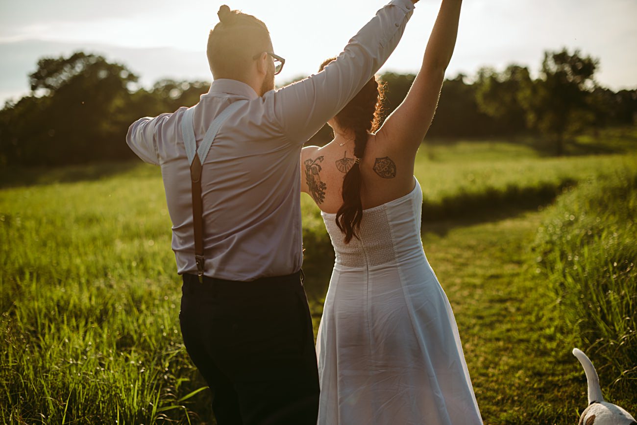 Chicago Area Engagement Session, Engagement Session with a Dog, Nature Center Engagement