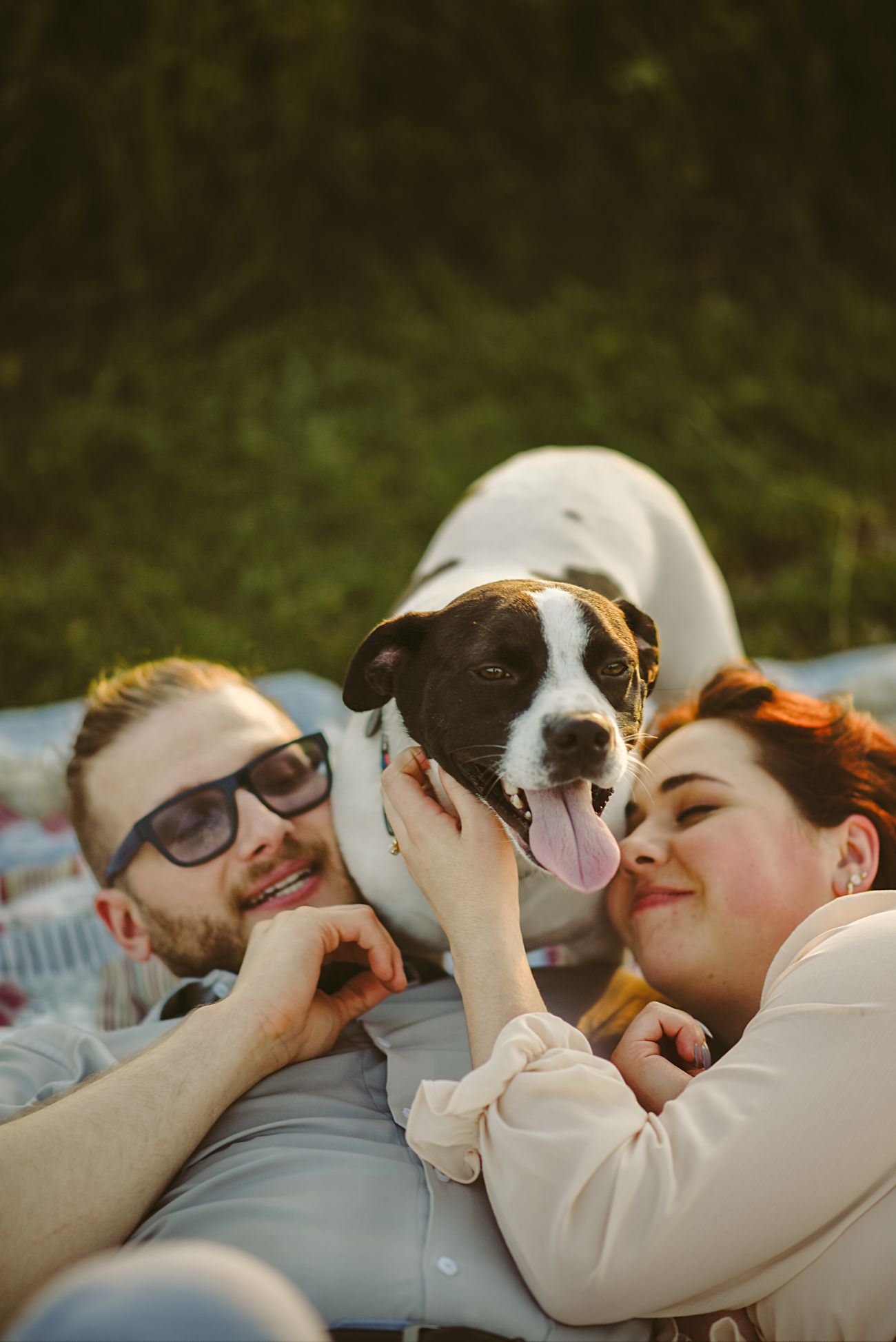Chicago Area Engagement Session, Engagement Session with a Dog, Nature Center Engagement
