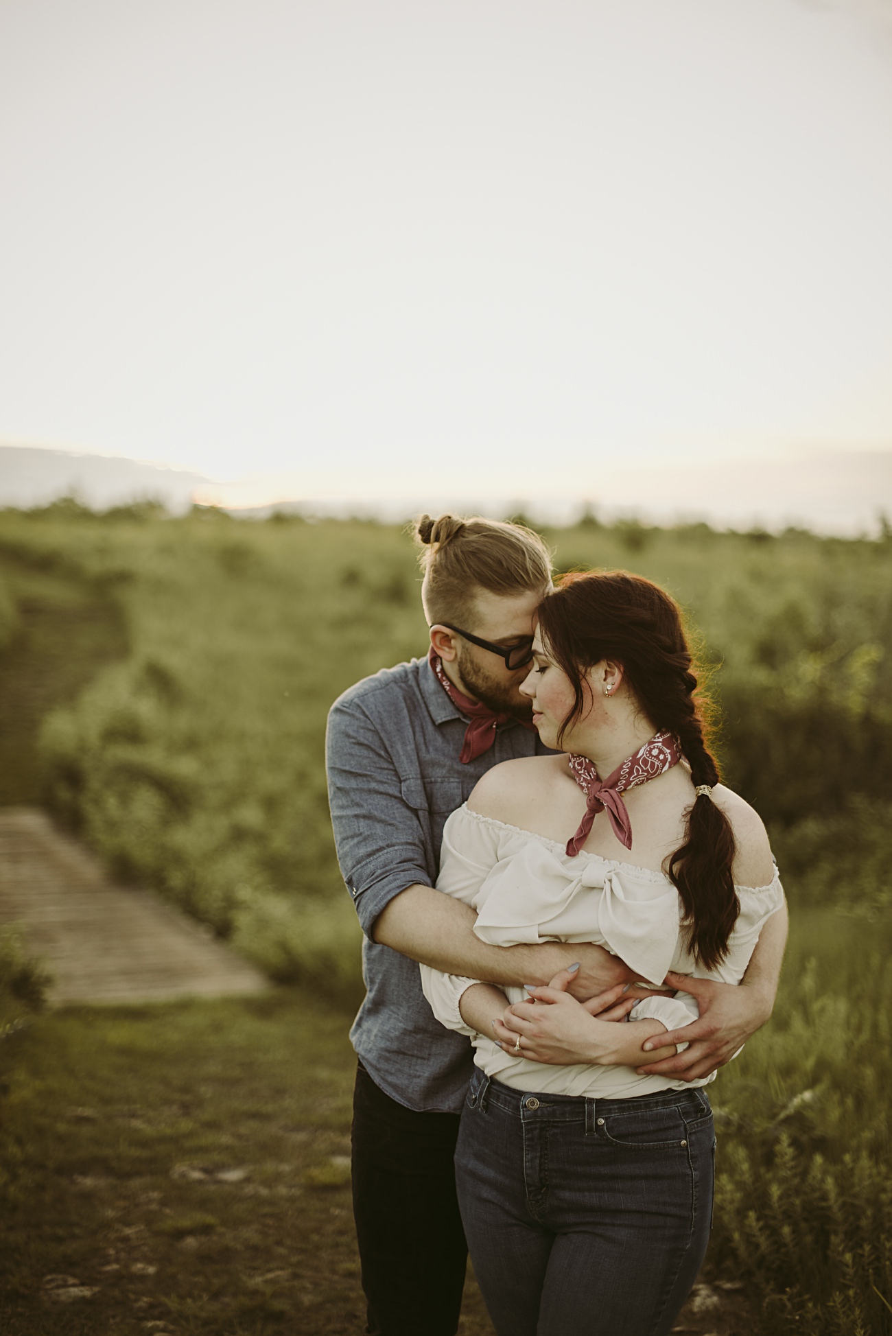 Chicago Area Engagement Session, Engagement Session with a Dog, Nature Center Engagement