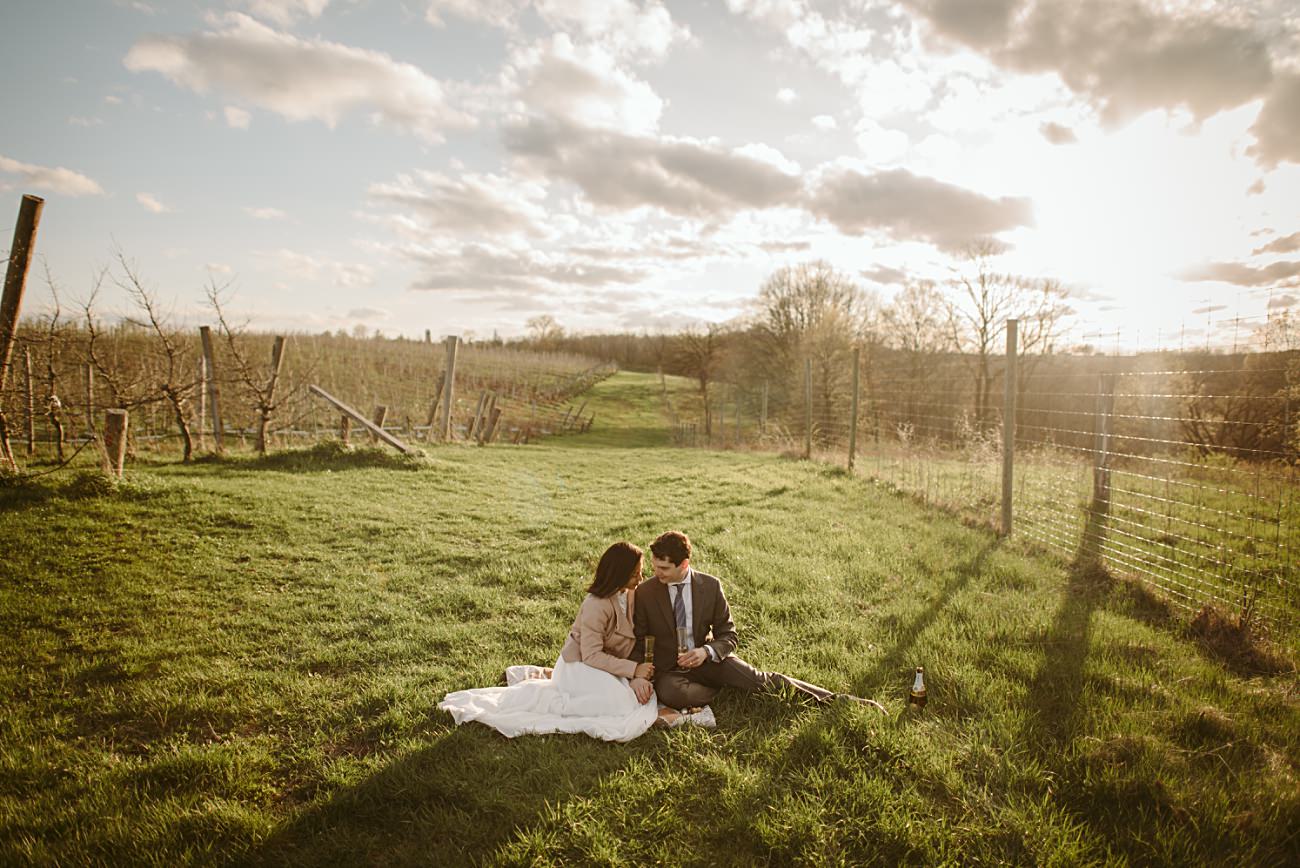 Danielle & John | Cider Farm Pre-Elopement Portriats
