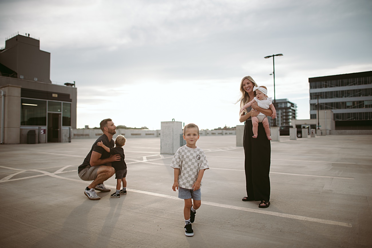 Madison Photo Locations, Parking Garage Photo Session