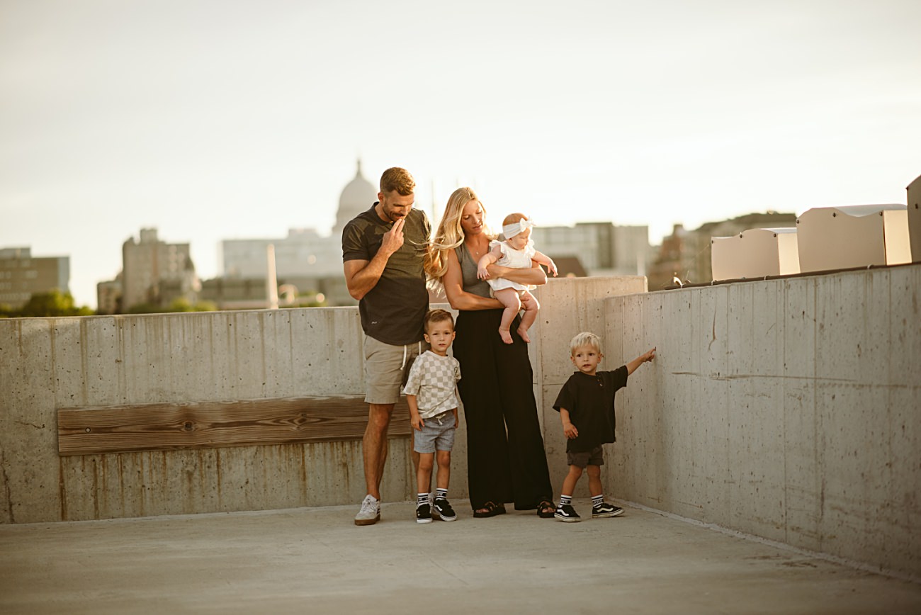 Madison Photo Locations, Parking Garage Photo Session