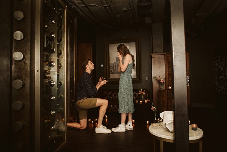 Madison Proposal Photography at Lucille's