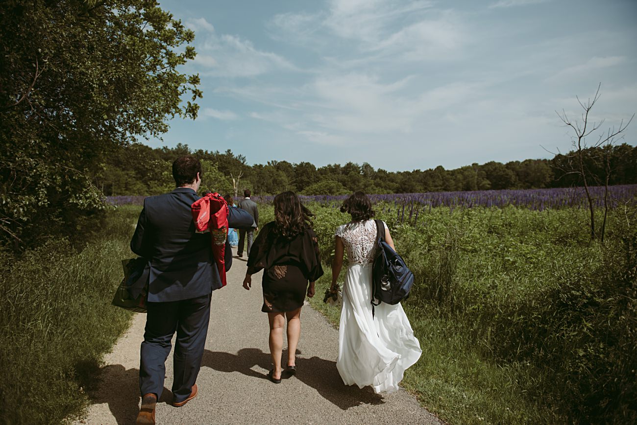 State Park Elopement at Governor Dodge, Lupine Field Elopement photos - Natural Intuition Photography