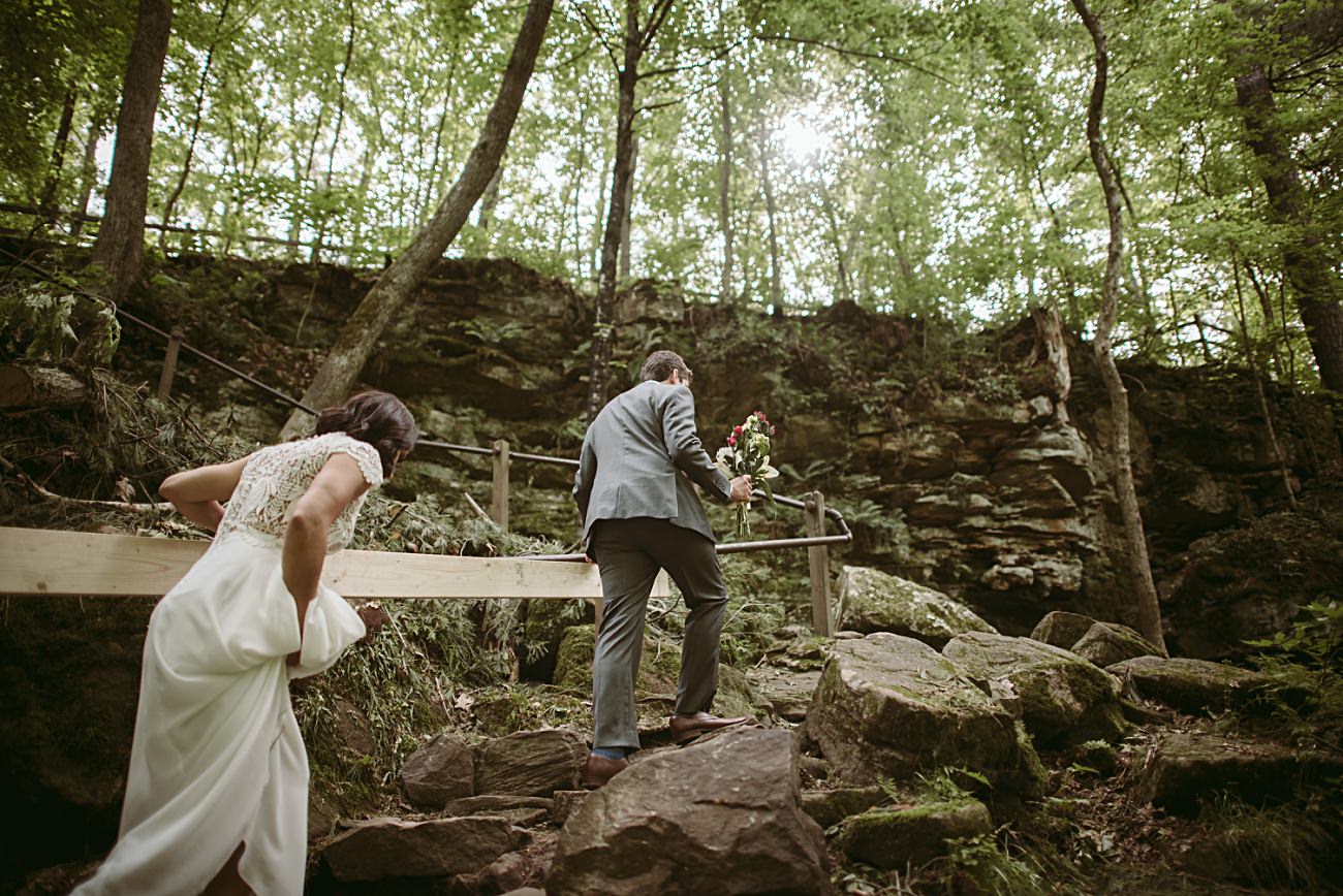 State Park Elopement at Governor Dodge, Lupine Field Elopement photos - Natural Intuition Photography