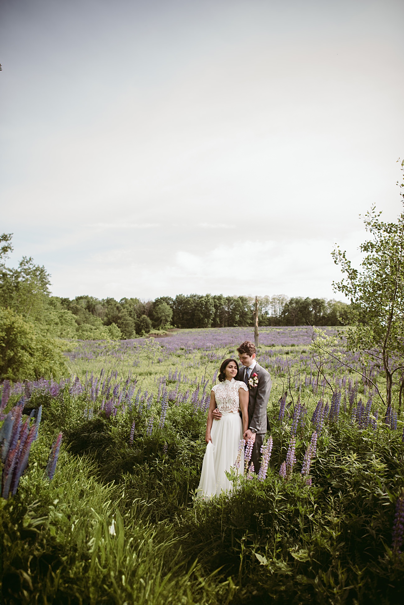 State Park Elopement at Governor Dodge, Lupine Field Elopement photos - Natural Intuition Photography