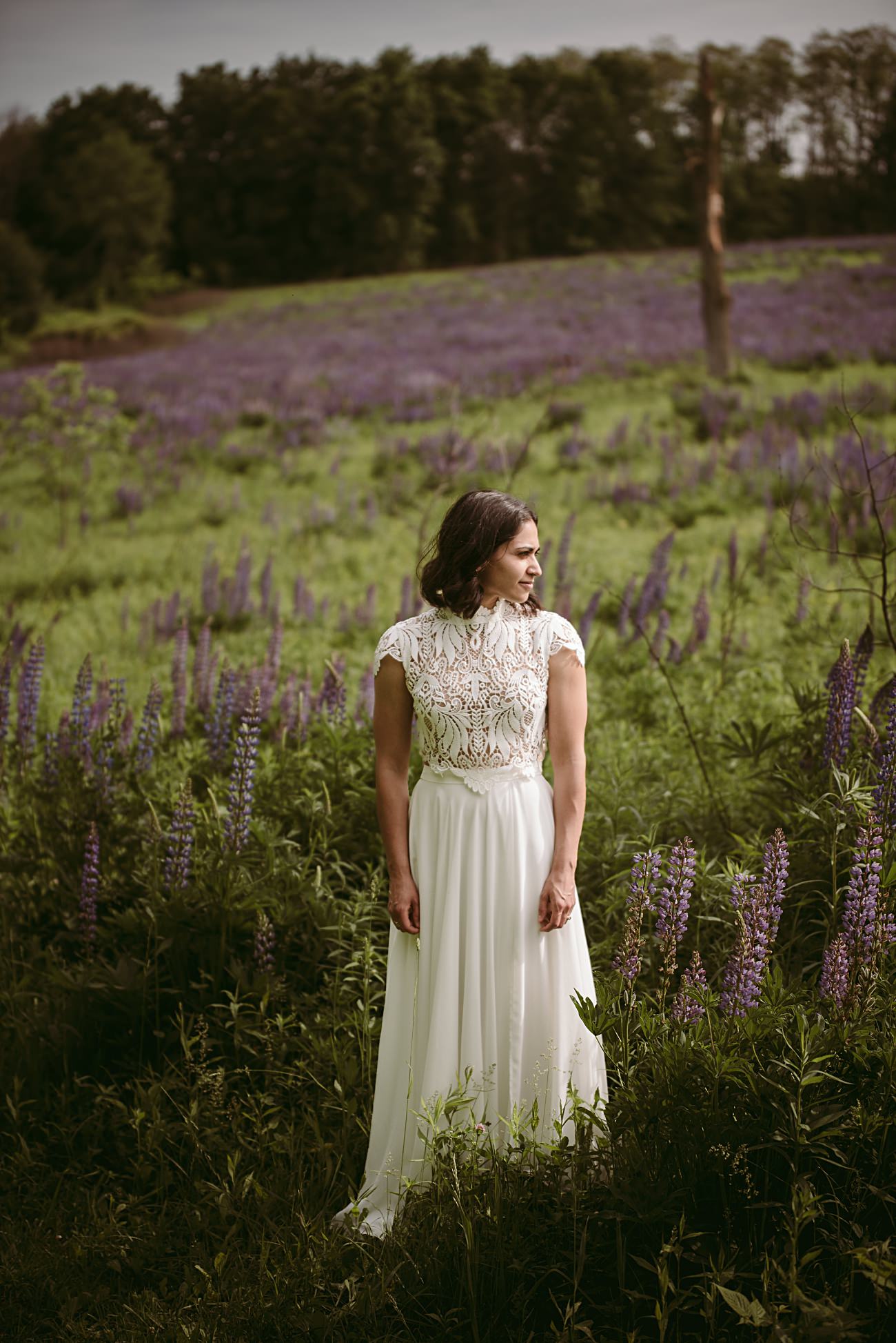 State Park Elopement at Governor Dodge, Lupine Field Elopement photos - Natural Intuition Photography
