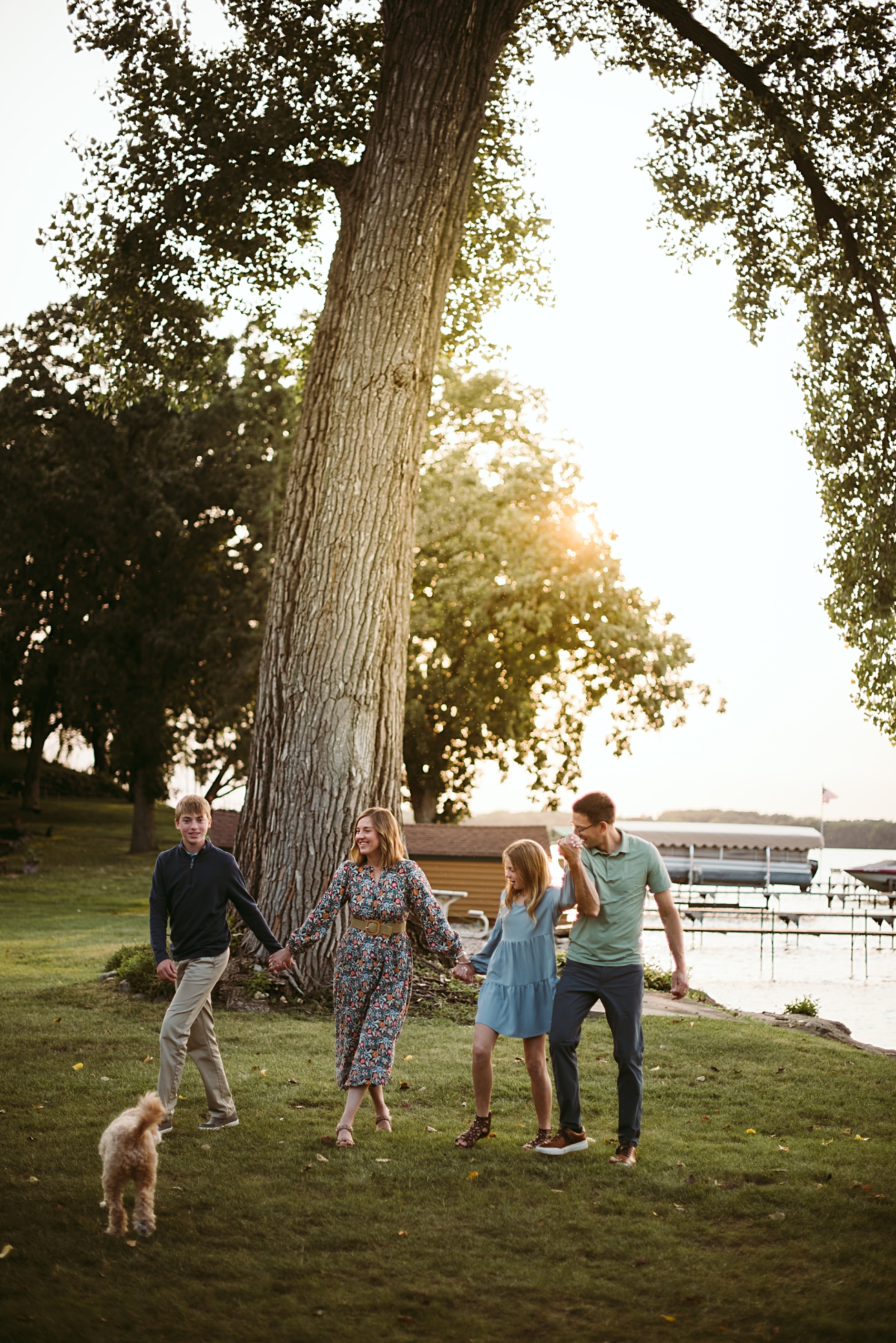 at home family photography session
