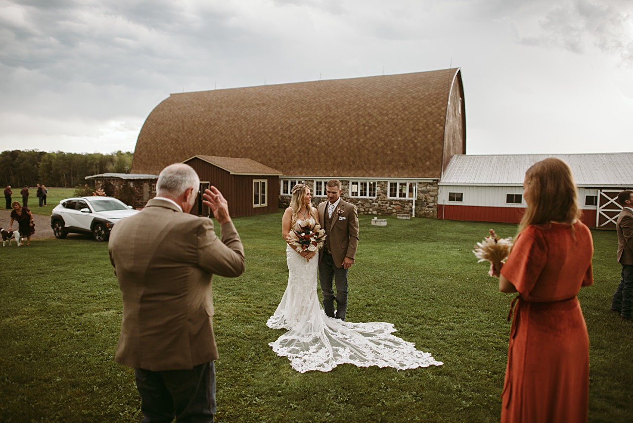 outdoor wedding northern Wisconsin, Wedding with horses