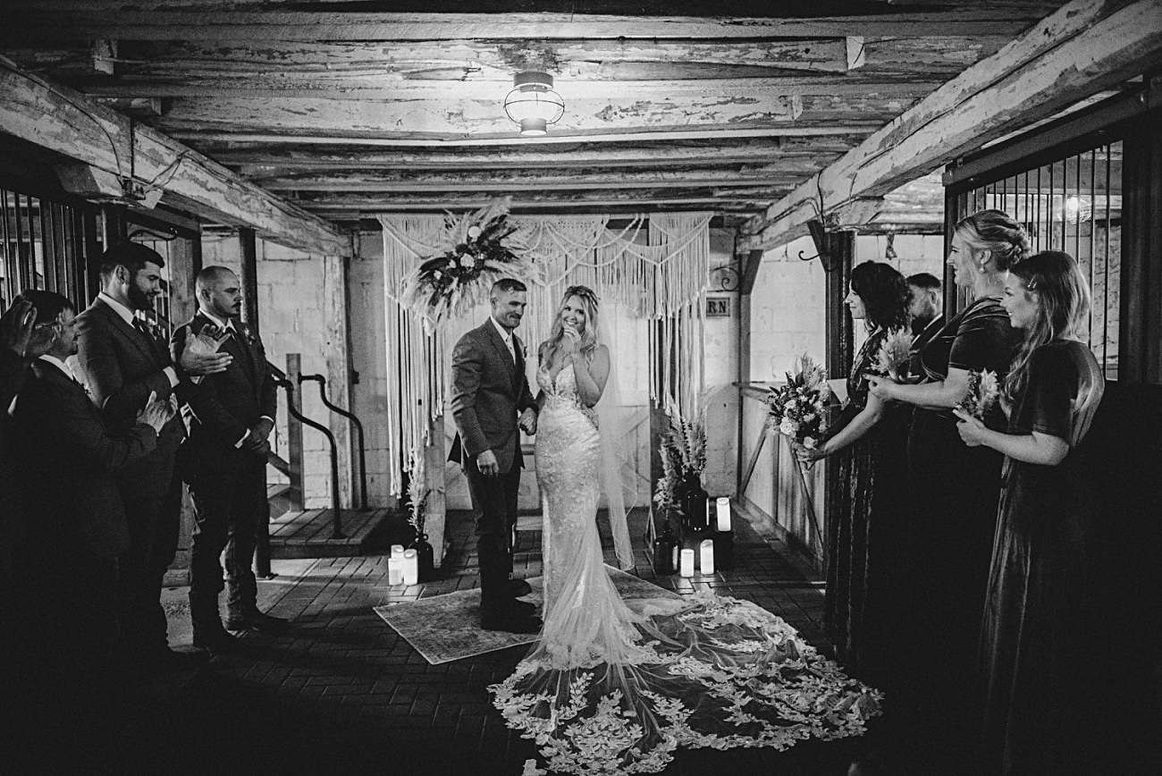 barn wedding in wisconsin