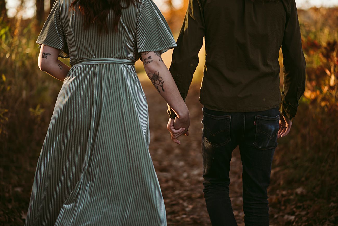 Fall Engagement Photos Madison WI