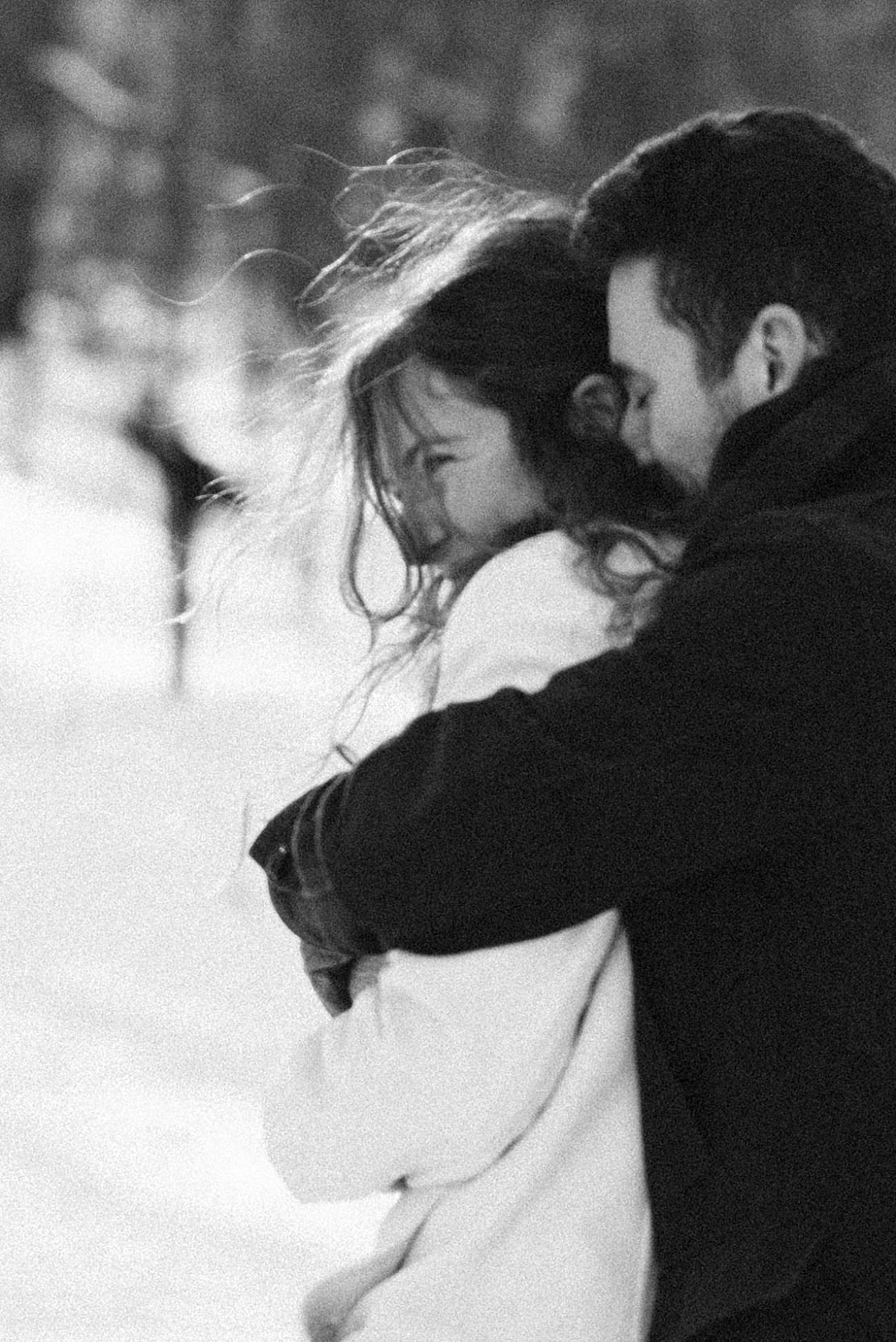 Madison winter engagement photos, Winter engagement session Madison WI, Snowy engagement photos Madison WI